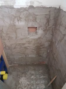 de toilet renoveren cement stuc